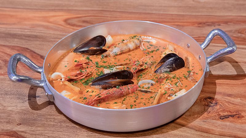 Receta de Zarzuela de pescado de Mario e Inés Cantero