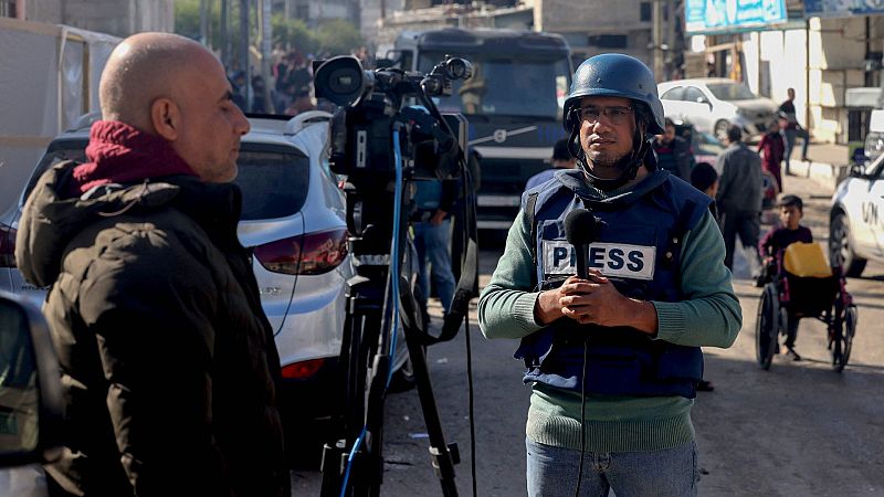 Los asesinatos de periodistas suben por primera vez en cinco años por Gaza: "Algunos son atacados deliberadamente"
