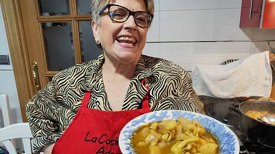 Receta de guiso de papas con sepia, un sabor de toda la vida