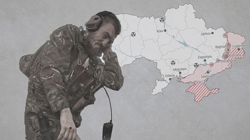 Los mapas de la semana 95ª de la guerra en Ucrania