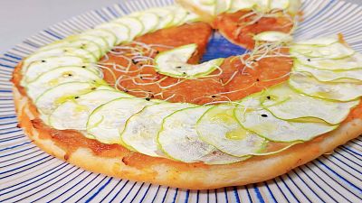 Receta de pizza de boniato casera del chef Sergio Fern�ndez