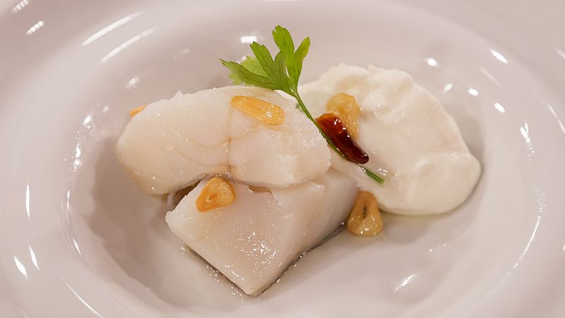 Receta de Bacalao al pil pil de Estanis de MasterChef Junior 10