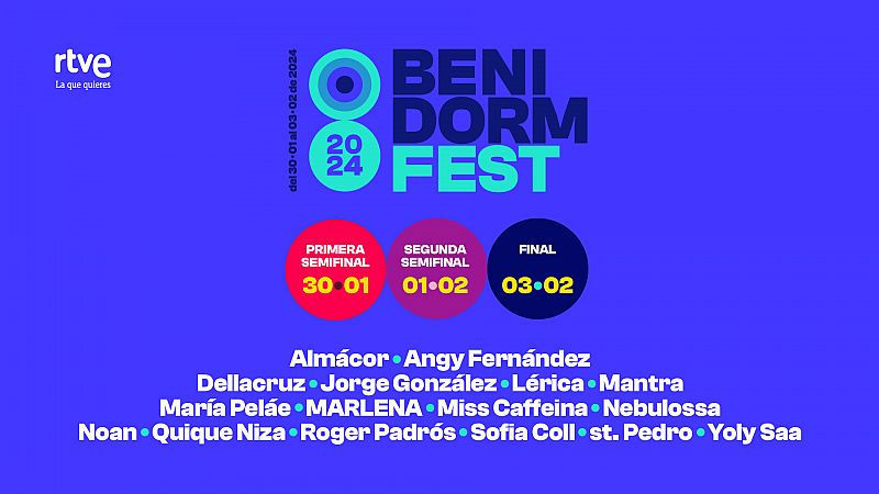 Se agotan en dos minutos las entradas de la final del Benidorm Fest 2024