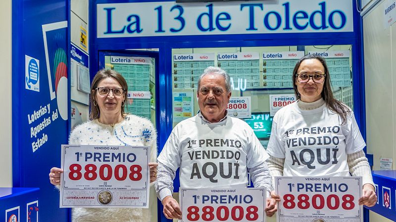 El 88.008, Gordo de la Lotería de Navidad 2023, se convierte en el más remolón de la historia