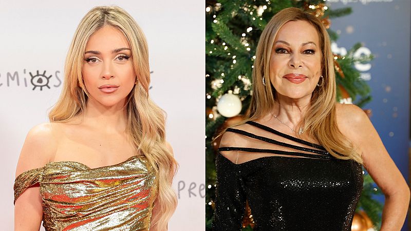 Relevo en las Campanadas: las similitudes entre el 'look' de Ana Obregón y el de Ana Mena