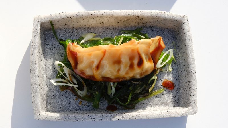 Receta de Gyozas de ternera, salsa de ponzu y wakame de Candela de MasterChef Junior 10