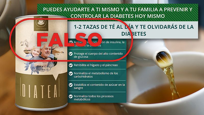 Este té no cura ni controla la diabetes