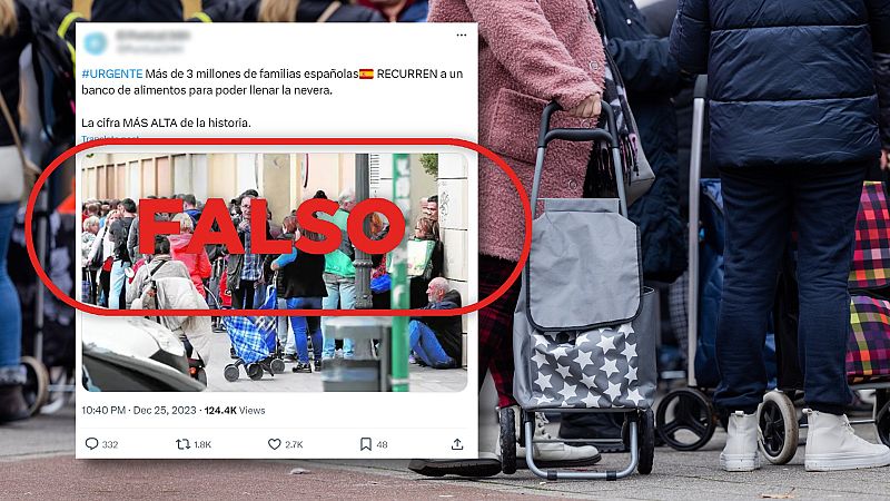 No hay más de tres millones de familias recurriendo a Bancos de Alimentos en España