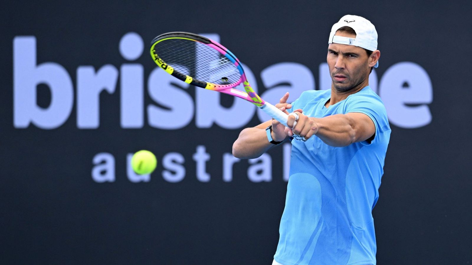 Tenis | Rafa Nadal ya entrena en Brisbane | Ver