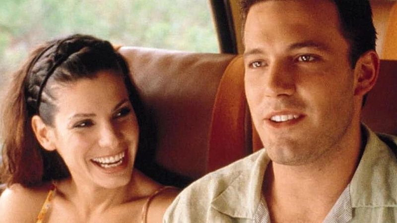Ben Affleck, Sandra Bullock y el mal aliento que casi estropea un beso de cine