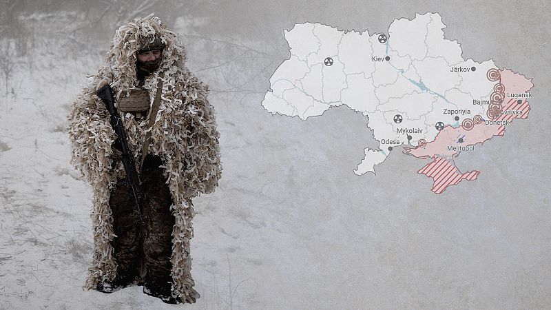 Los mapas de la semana 97ª de la guerra en Ucrania