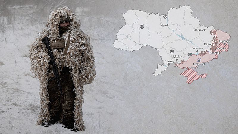 Los mapas de la semana 97ª de la guerra en Ucrania