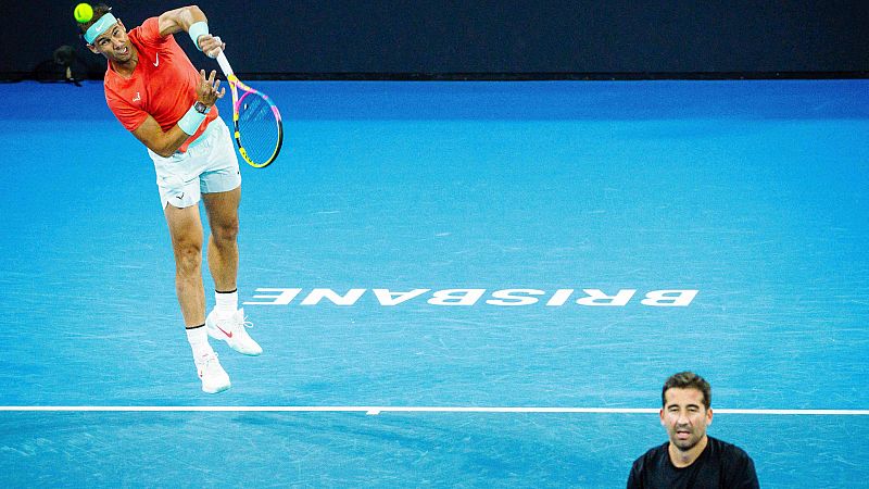 Nadal ensaya en dobles para su vuelta en Brisbane ante Thiem, un viejo conocido