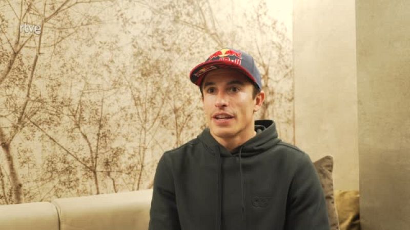 Marc Márquez ya habla como piloto de Gresini: "Saltas a la moto campeona, así que está en tus manos"
