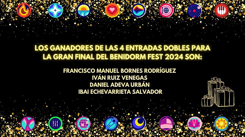 Gana una entrada doble para la final del Benidorm Fest 2024 ¡Consulta los ganadores!