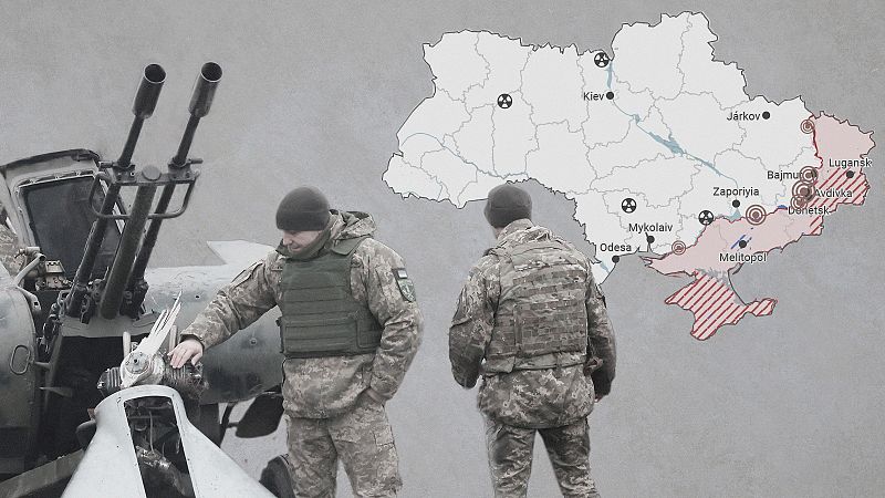 Los mapas de la semana 98ª de la guerra en Ucrania