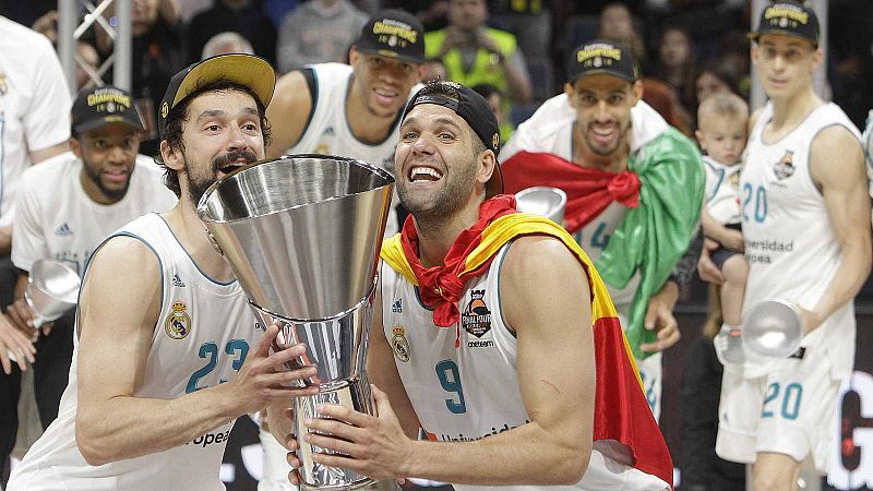 Sergio Llull amplia su historia: Iguala el rcord de Reyes y los 1.046 partidos jugados con el Real Madrid