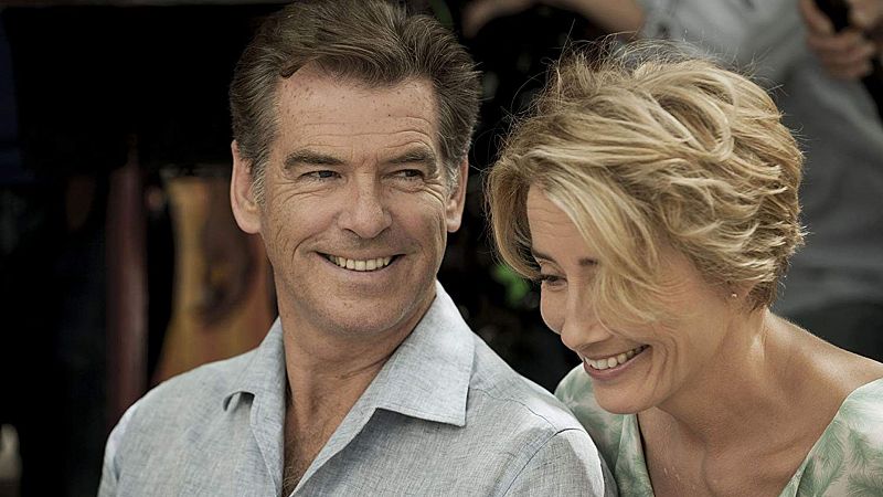 Emma Thompson y Pierce Brosnan en una comedia alegremente tonta, la necesitarás este "Blue Monday"