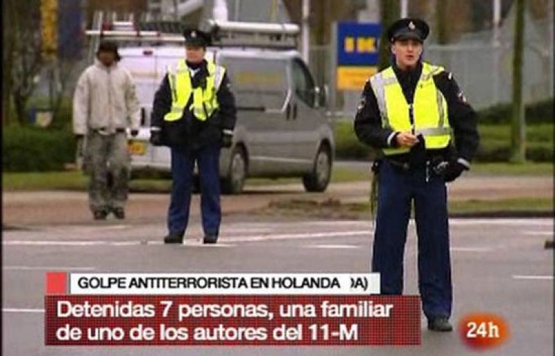 Detienen a siete personas por planear atentados en Amsterdam