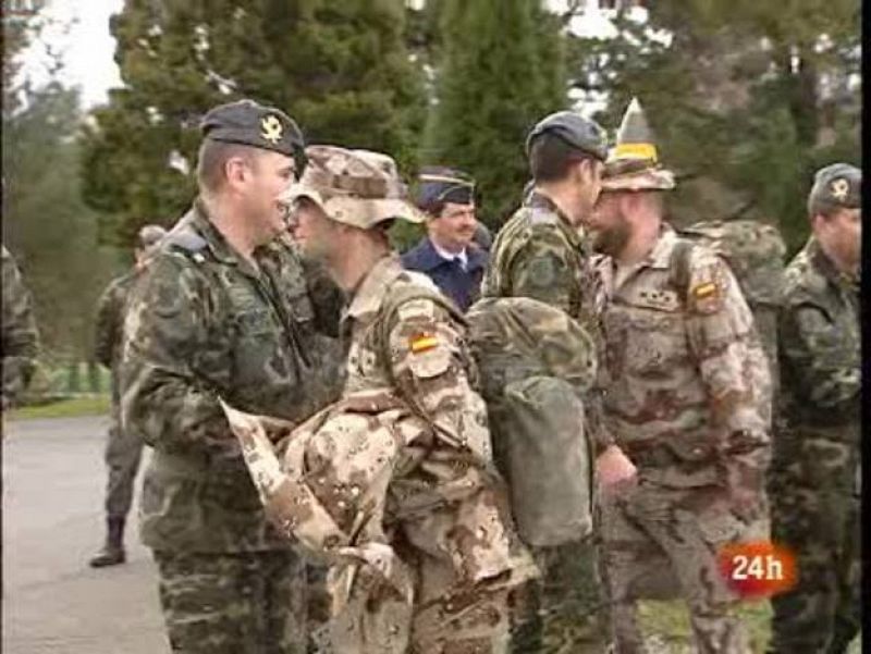 Más de 160 militares españoles parten a Afganistán desde Pontevedra