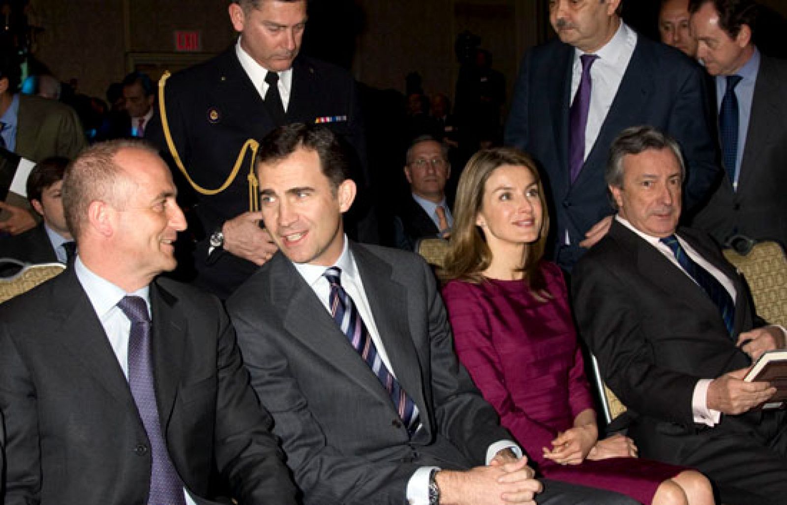 Los Príncipes de Asturias están en Nueva York para apoyar a las empresas españolas en Estados Unidos | Ver