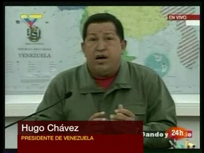 Chávez confirma la nacionalización del Banco de Venezuela, filial del Santander