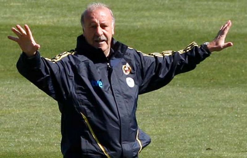 Del Bosque ensaya recambios a Puyol e Iniesta