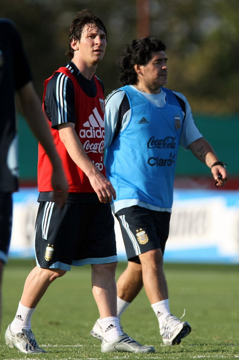 Messi: "Ganaremos, por Argentina y por Maradona"