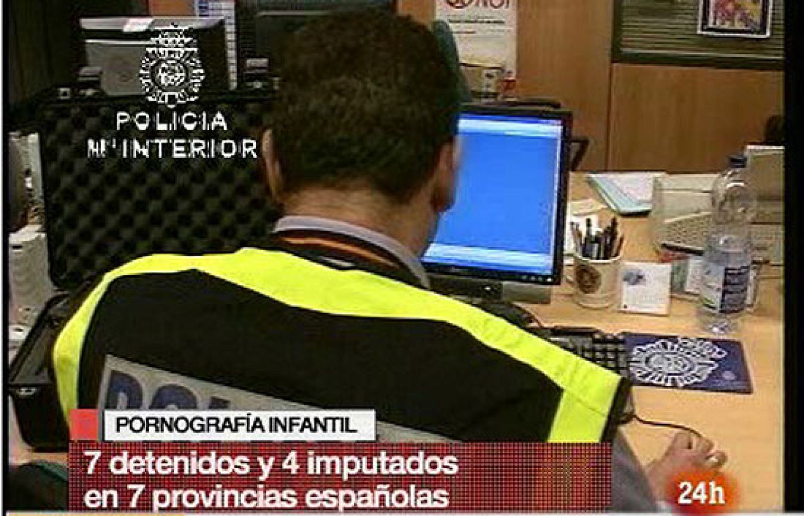 Operación contra la pornografía intantil | Ver