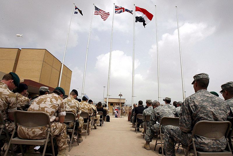 Las tropas británicas comienzan su retirada de Irak