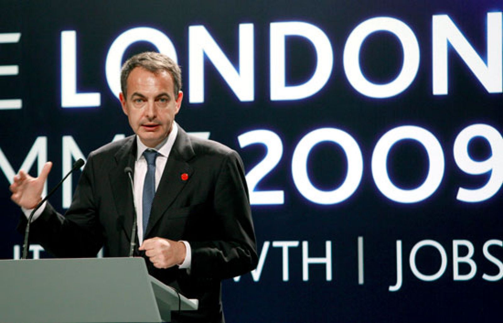 Zapatero dice que el G-20 ha puesto en marcha "el mayor plan de expansión fiscal concertado de la historia" | Ver