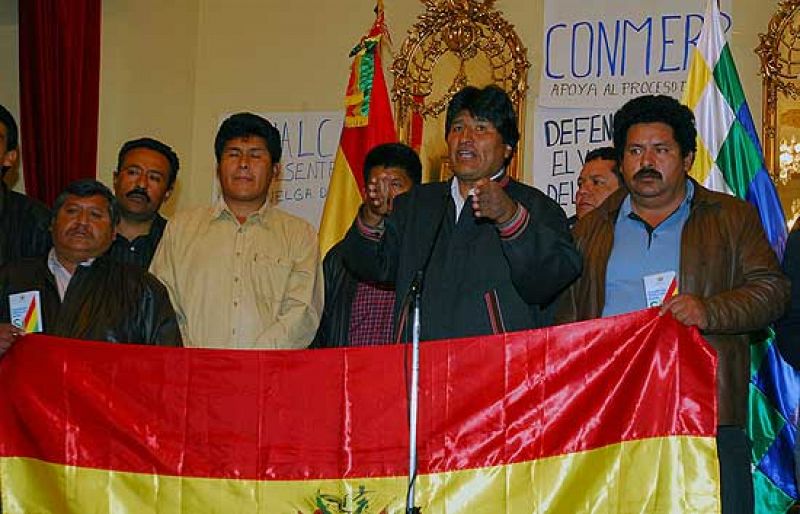 Evo Morales se declara en huelga de hambre para exigir la aprobación de la ley electoral