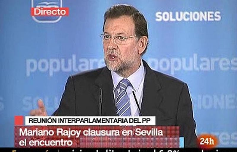 Rajoy pide una reunión urgente del Pacto de Toledo porque con el PSOE "las pensiones están en duda"