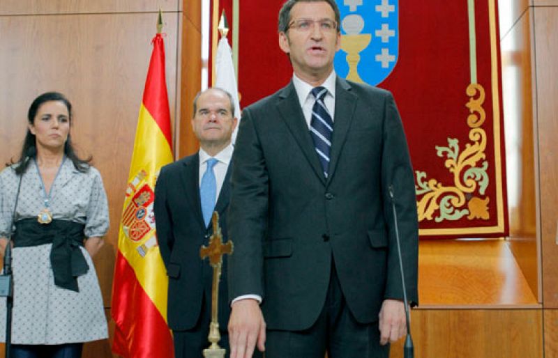 Alberto Núñez Feijóo toma posesión de la presidencia de la Xunta de Galicia