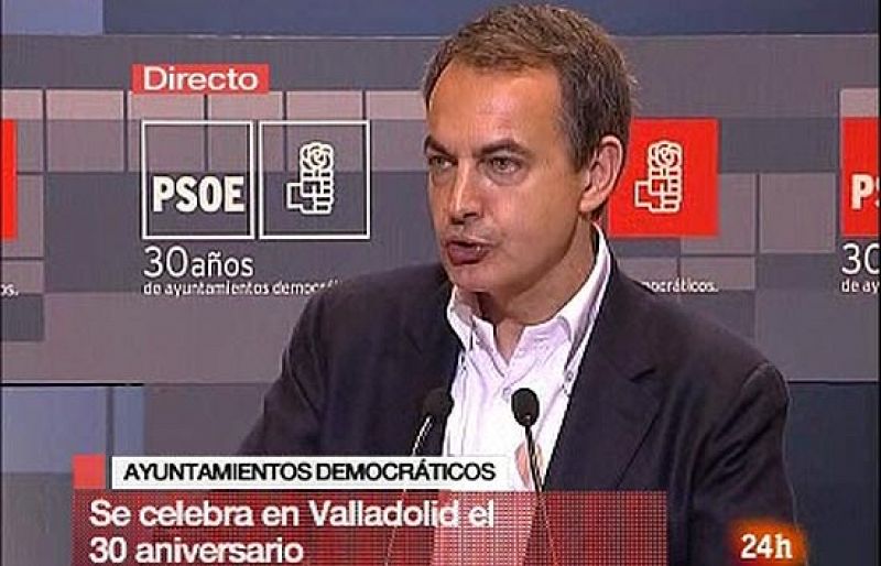 Zapatero: "La lucha por el fin de terrorismo es imparable. Acabaremos con ETA"