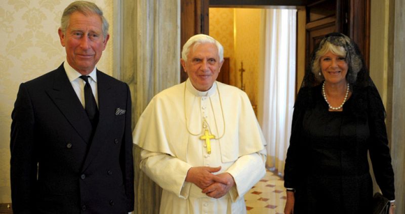 El príncipe Carlos de Inglaterra y el Papa Benedicto XVI afrontan la defensa del medio ambiente