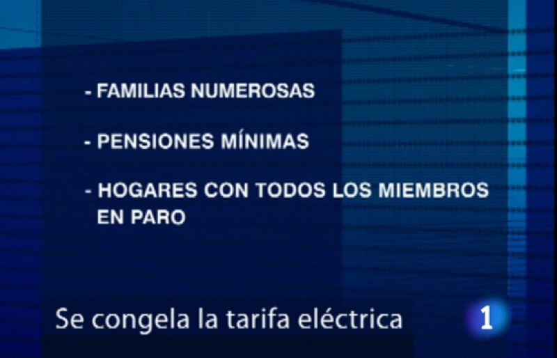 El recibo de la luz se mantendrá congelado para cinco millones de hogares hasta 2012