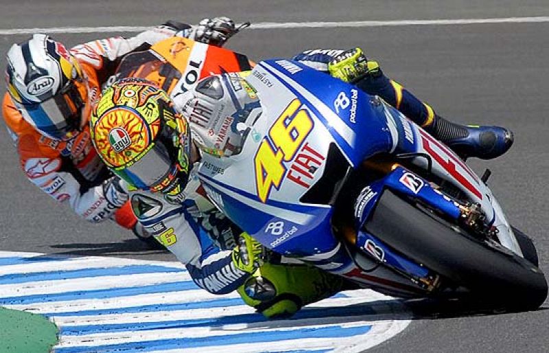 Rossi, a ritmo de campeón