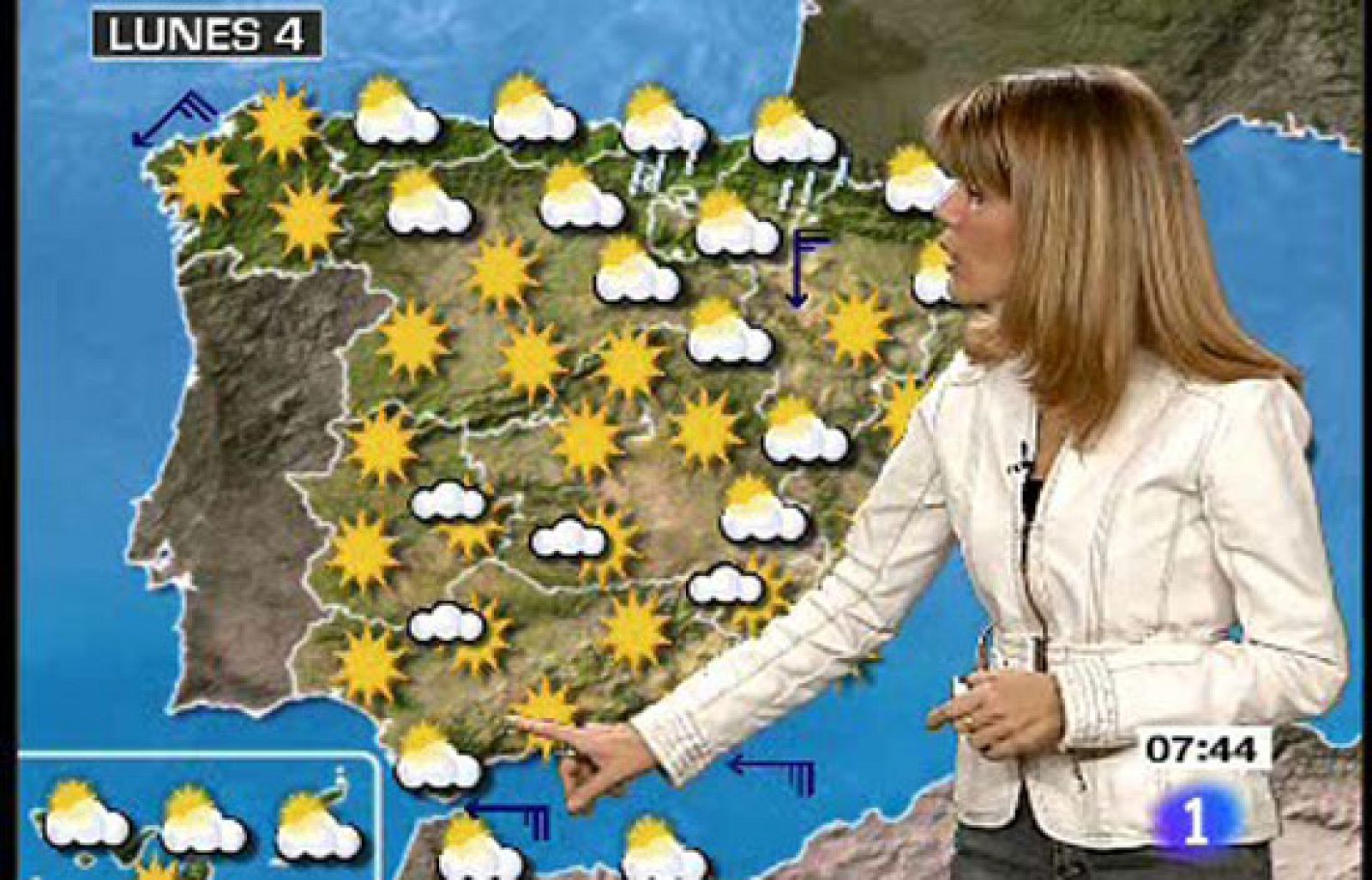 Lluvias en el norte y viento en el este