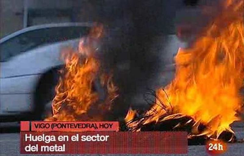 Miles de trabajadores del metal colapsan Vigo en la primera jornada de huelga por el convenio colectivo