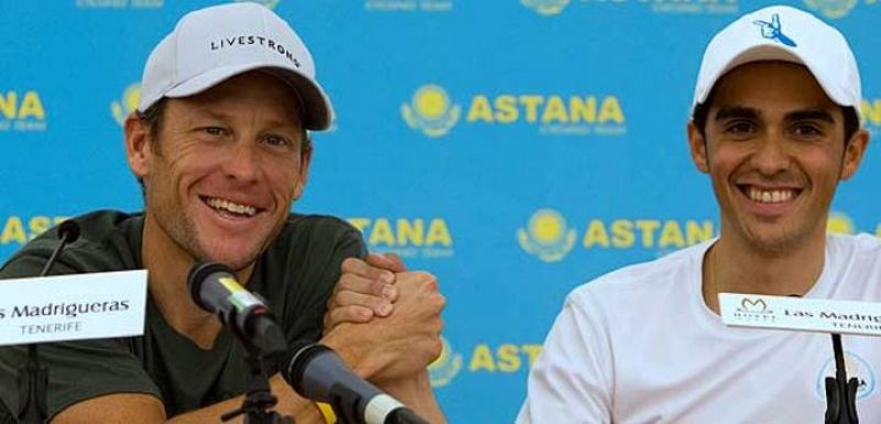 Contador: "Armstrong tendrá un nivel muy alto, aunque le falte algo para ganar"