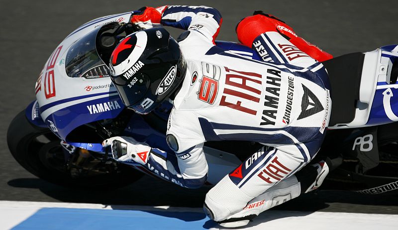 Jorge Lorenzo quiere pintar su moto de azulgrana