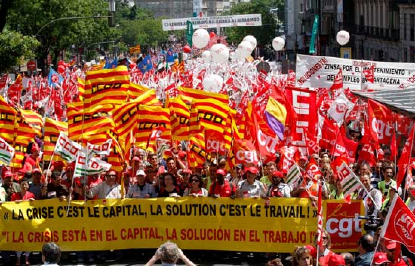 Los sindicatos europeos piden en Madrid luchar de manera coordinada contra el paro | Ver