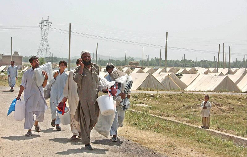 La ONU denuncia que el número de desplazados en Pakistán supera los dos millones
