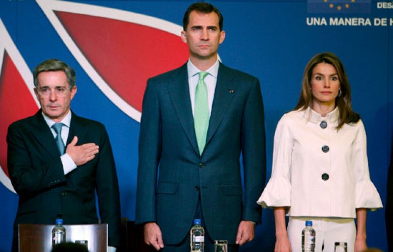 Los Príncipes inauguran en Bogotá el Foro de Cooperación Empresarial Hispano Colombiano