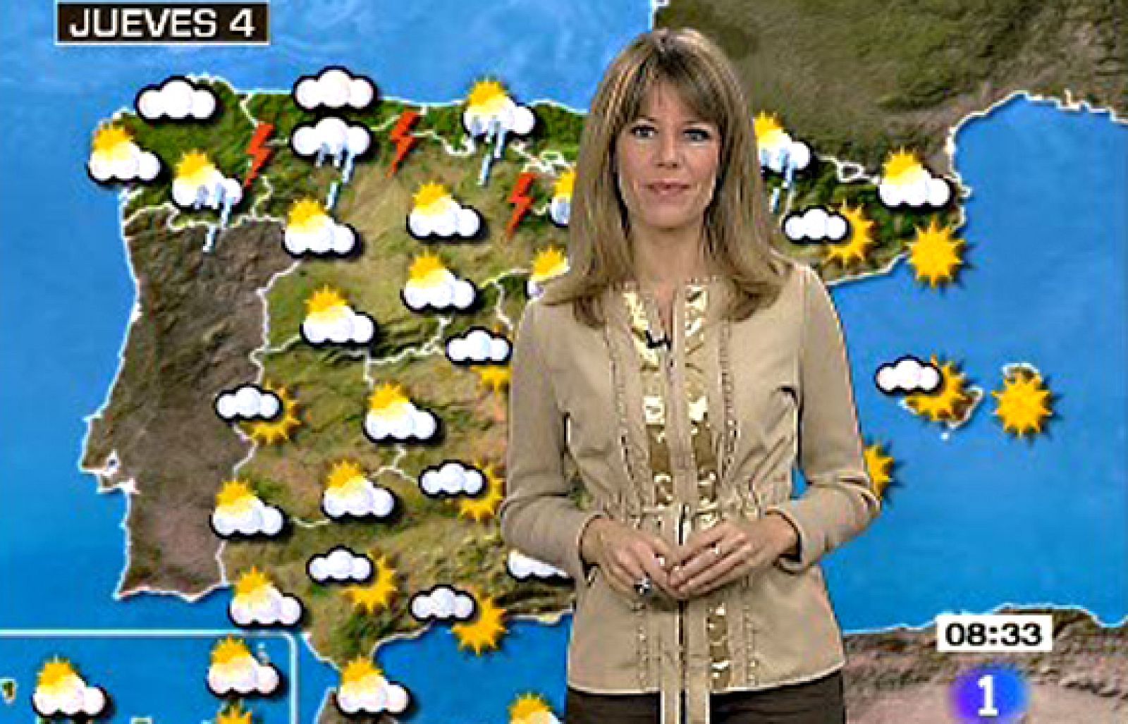 Fuertes tormentas en puntos del noreste peninsular