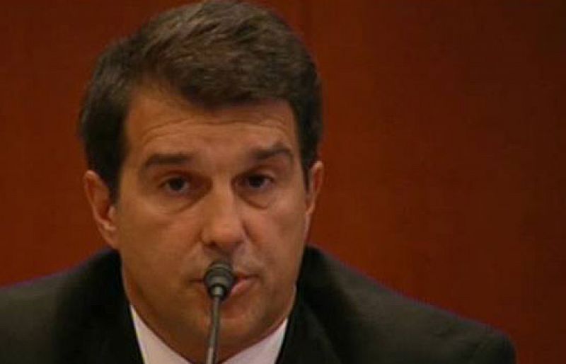 Laporta: "Ningún jugador del Barcelona repetirá un caso como el de Figo"