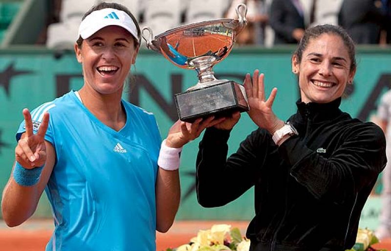 Medina y Ruano, otra vez campeonas de Roland Garros
