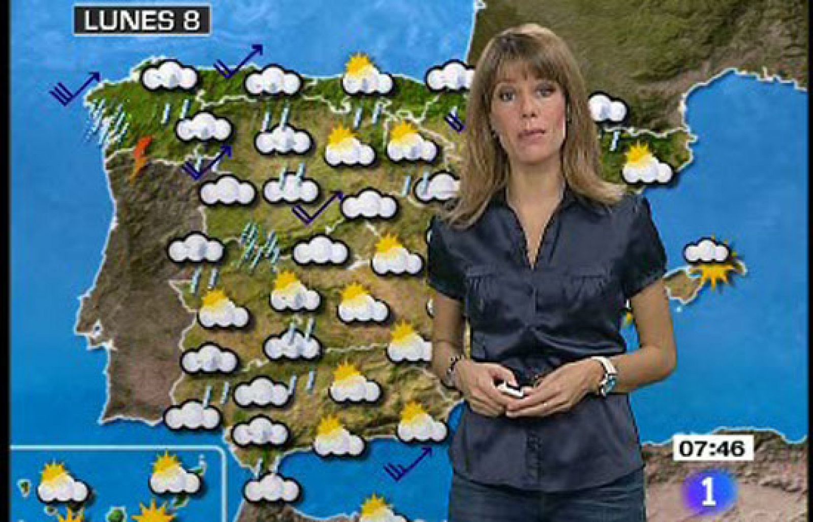 Fuertes lluvias y rachas de viento en Galicia