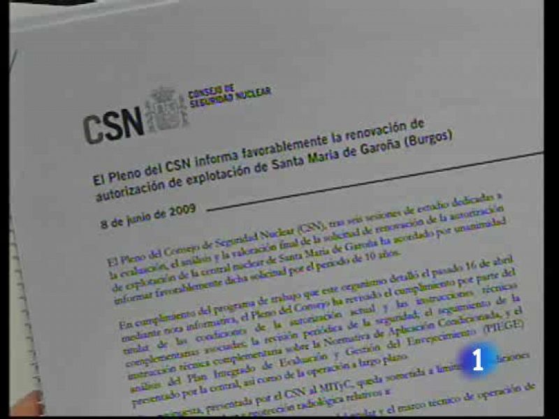 El Gobierno no descarta el cierre de Garoña tras el informe del CSN